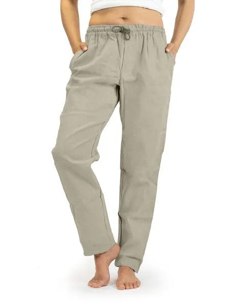SCHAZAD Leinenhose CHINO von SCHAZAD, Oliv, – Produktbild 1 von 3