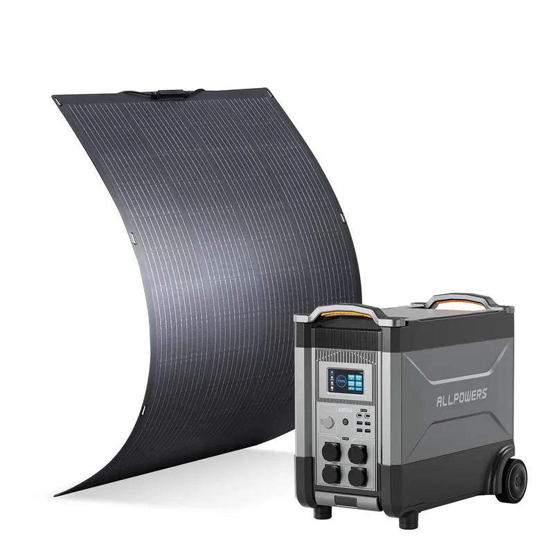 ALLPOWERS R4000 Mit 200W Solarpanel | 4000W Solargenerator R4000 + SF200 Solarpanel / R4000 Plus (3456Wh) – Produktbild 1 von 1