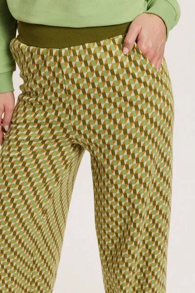 Tranquillo Tranquillo Strick-Hose Anikaa aus Biobaumwolle - green diamond – Produktbild 4 von 6