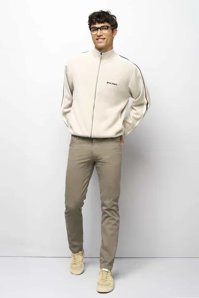 M 5 BY MEYER M 5 BY MEYER Five Pocket aus High Performance Satin, Weiß (stein), – Produktbild 1 von 5