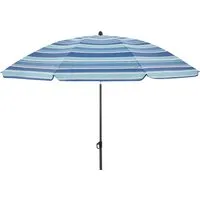 Doppler doppler Gartenschirm "COMO" Ø 160 cm, blaue Streifen – Produktbild 1 von 1