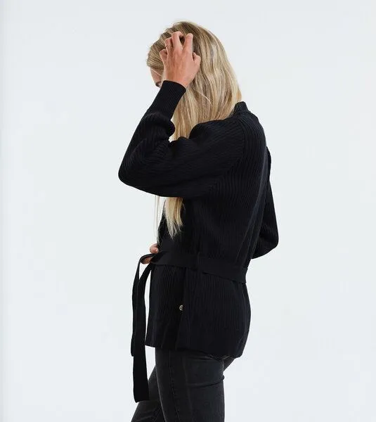 Gary Mash GARY MASH Cardigan Lily aus Biobaumwolle, Schwarz, – Produktbild 2 von 4