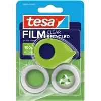 Tesa tesa Mini Abroller inkl. 2 Rollen 10 m x 19 mm "CLEAR RECYCLED" – Produktbild 1 von 1