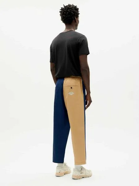 thinking mu thinking mu Herren Hose - Patched Luc Pants - aus Bio-Baumwolle, Tricolor (mehrfarbig), – Produktbild 3 von 4