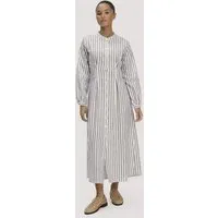 hessnatur hessnatur Hemdblusenkleid mit Taillierung Maxi aus Bio-Baumwolle mit Leinen – Produktbild 1 von 1