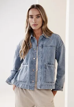 STREET ONE Jeansjacke in Denim-Optik – Produktbild 1 von 1