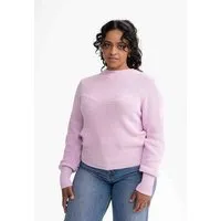 MELA Strickpullover Style GAURI | von MELA | Fairtrade & GOTS zertifiziert, Gelato raspberry, – Produktbild 1 von 1