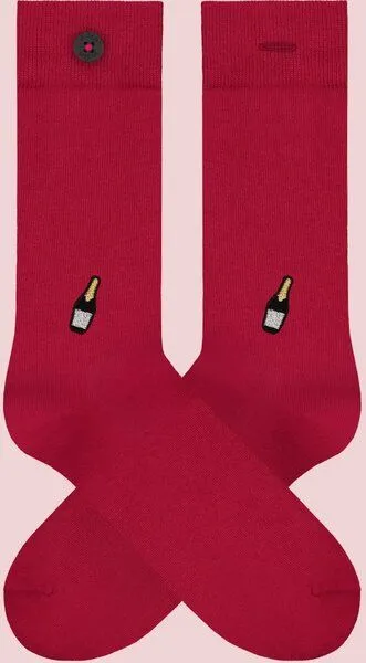 A-Dam A-Dam Socken mit Stickerei, Charlie (rot), – Produktbild 1 von 1