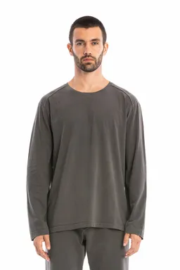 RAVENS VIEW IBIZA RAVENS VIEW IBIZA Herren vegan T-Shirt Terra Ls Anthrazit – Produktbild 1 von 1