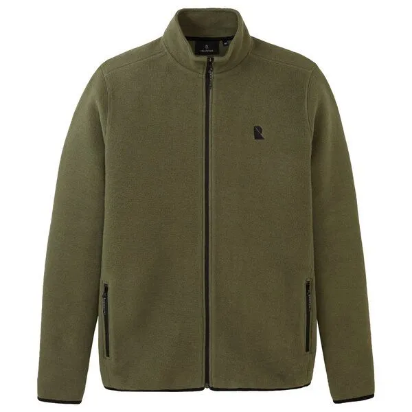 recolution recolution Sweatjacke BUXUS, Dark khaki, – Produktbild 1 von 3