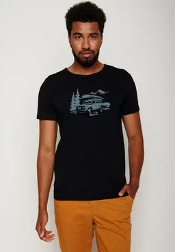 GreenBomb GREENBOMB Nature Getaway Spice - Lässiges T-Shirt aus Bio-Baumwolle / hochwertiger Print / GOTS / Fair & Vegan – Produktbild 1 von 1