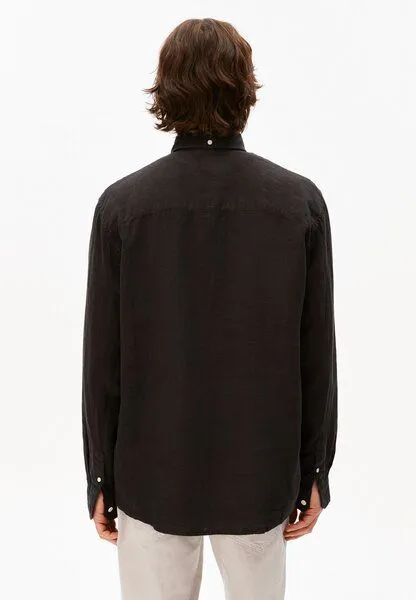 ARMEDANGELS ARMEDANGELS LINEN Herren Hemd aus Leinen, Black, – Produktbild 2 von 4