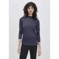 hessnatur hessnatur Shirt Langarm Slim ACTIVE FUNCTIONAL aus Bio-Merinowolle und TENCEL Lyocell, Lavendelgrau, – Produktbild 1 von 1