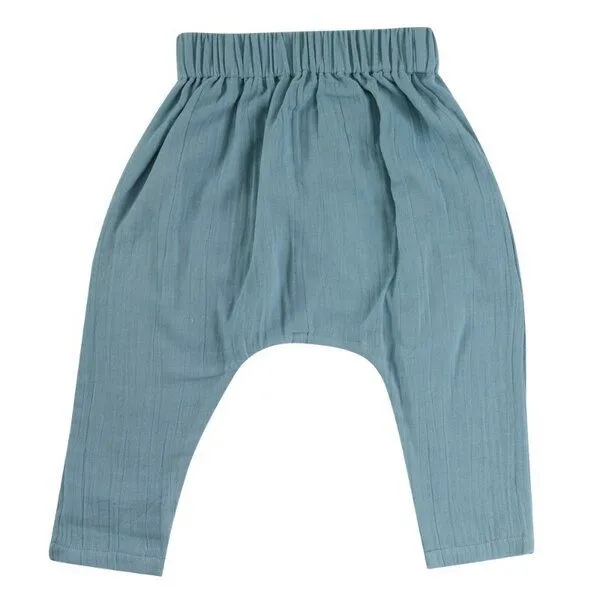 Pigeon by Organics for Kids Pigeon by Organics for Kids Kinderhose "Baggy pants muslin", Turquoise (türkis), – Produktbild 1 von 1