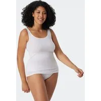 Schiesser Schiesser 2er Pack Damen Top Organic Cotton 95/5, Weiss, – Produktbild 1 von 1