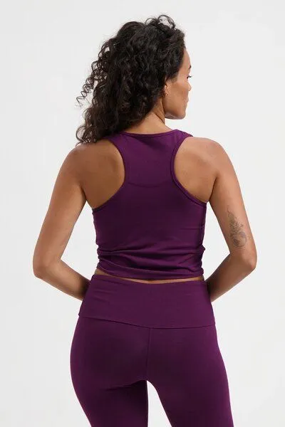 Urban Goddess Urban Goddess Sati Yoga Crop Tank Top, Bloom (lila), – Produktbild 2 von 4
