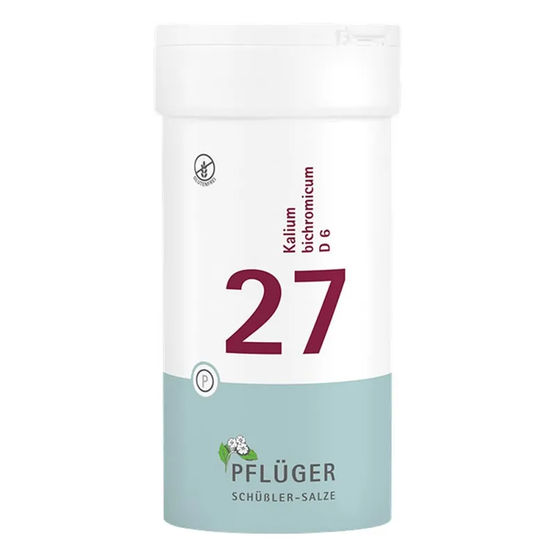 Biochemie Pflüger Schüßler-Salze Biochemie Pflüger 27 Kalium bichromic.D 6 Tbl. – Produktbild 1 von 2