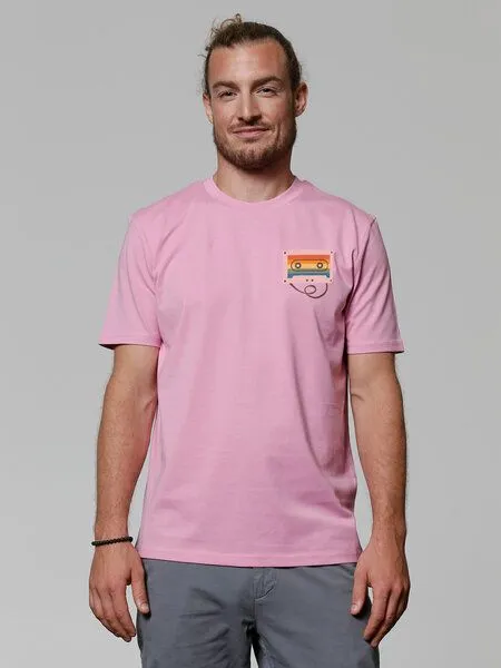 watapparel watapparel T-Shirt Unisex Rainbow Cassette, Bubble pink, – Produktbild 2 von 3