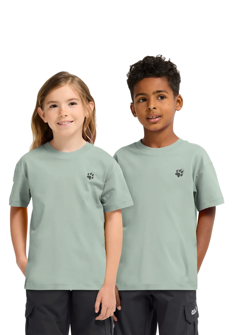 Jack Wolfskin Jack Wolfskin Print T K T-Shirt aus Bio-Baumwolle Kinder 140 grün, Hike green zinnia, – Produktbild 1 von 2