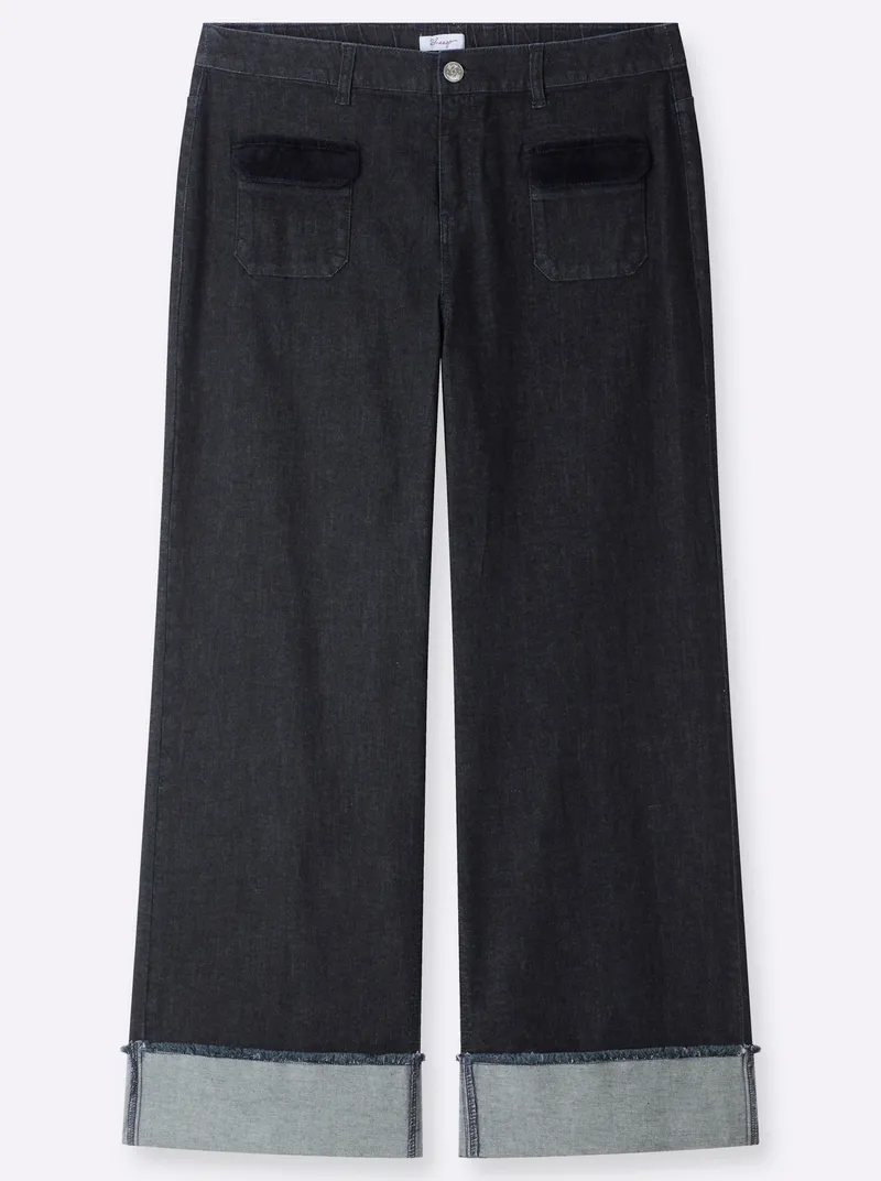 sheego Jeans dark blue, Dark blue, – Produktbild 1 von 2