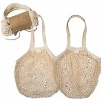 Susable Susable Einkaufstasche aus Bio-Baumwolle | Wiederverwendbare Netztasche | 2er-Set – Produktbild 1 von 1