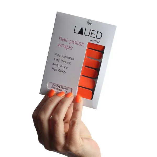 Vargu Vargu LAUED Nagelfolien fluorescent, Into the sunset, – Produktbild 3 von 4