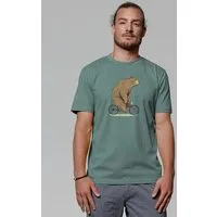 watapparel watapparel T-Shirt Unisex Fahrradbär, Green bay, – Produktbild 1 von 1