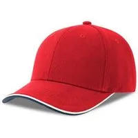 Atlantis Headwear Atlantis Headwear Damen / Herren Basecap, Rot, – Produktbild 3 von 3