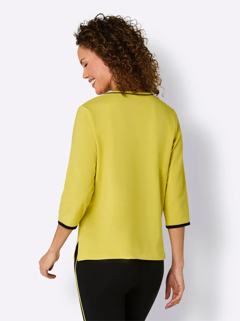 feel good Shirt limone, Limone, – Produktbild 1 von 2
