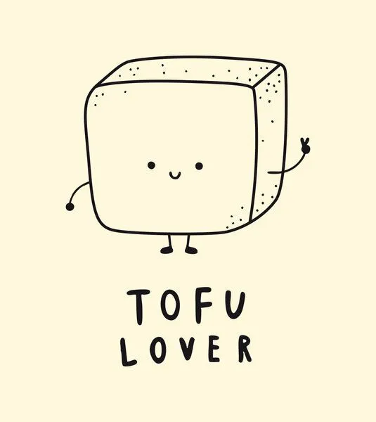 Gary Mash Gary Mash Baumwolltasche Tofu Lover aus zertifizierter Biobaumwolle, Natur, – Produktbild 2 von 2