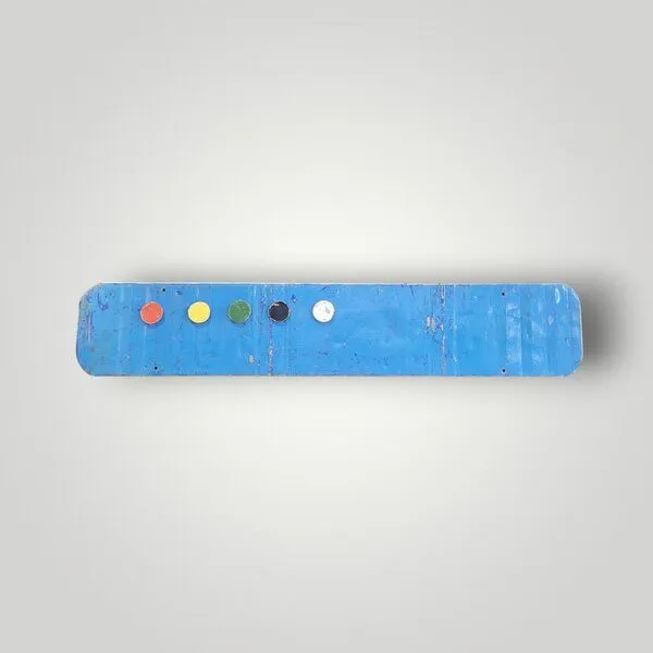 Moogoo Creative Africa Moogoo Creative Africa Magnetboard Magnettafel mit 5 bunten Magneten, Türkis/hell blau, – Produktbild 1 von 4