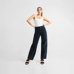 DAWN ASH Barrel Leg Corduroy - Classic - Dark Navy - Dark Navy / 33 / 32 – Produktbild 1 von 1