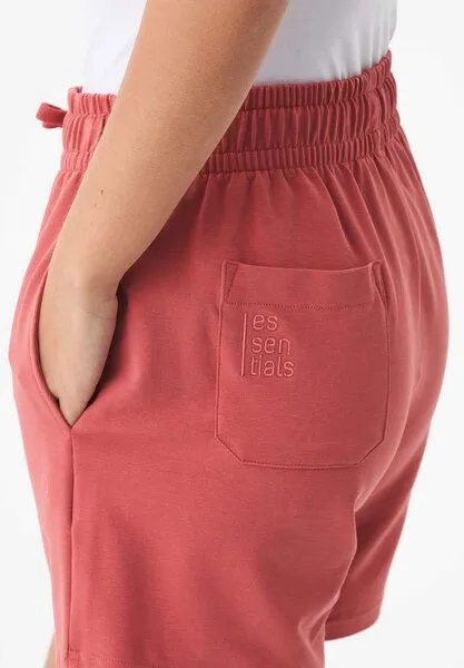 ORGANICATION ORGANICATION SABBRINA | Leichte Sweatshorts aus Bio-Baumwolle, Red wood, – Produktbild 4 von 4