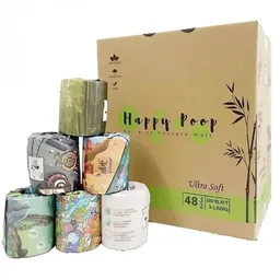 BPlanet BPlanet Toilettenpapier aus 100% Bambus 48 Rollen – Produktbild 1 von 1