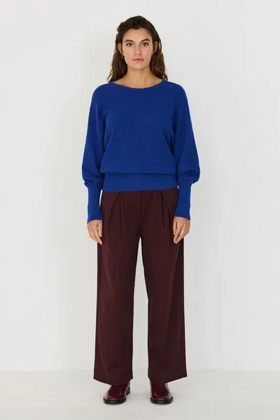 SKFK SKFK Strickpullover IBAR, Blue, – Produktbild 2 von 4