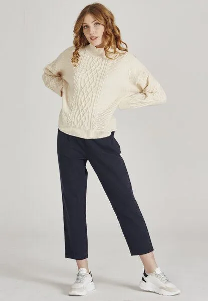 Givn Berlin Givn Berlin Strickpullover ODESSA aus Bio-Wolle, Natur, – Produktbild 2 von 4