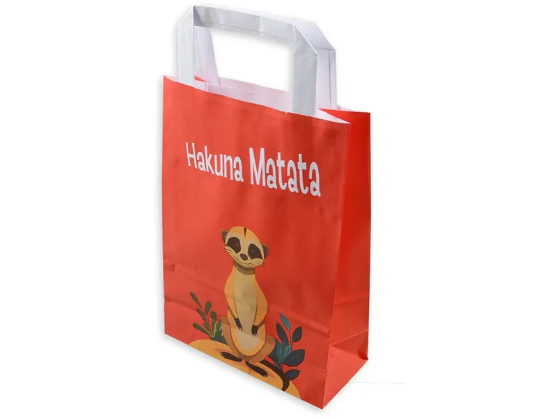 Elco Elco Papier-Tragetasche "Erdmännchen" 26 x 18 x 8 cm, 50 Stk. – Produktbild 1 von 1