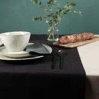 nahtur design nahtur-design Tischläufer aus 100% BioLeinen | Leinendenim, Blauschwarz, – Produktbild 1 von 1