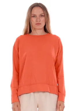 RAVENS VIEW IBIZA RAVENS VIEW IBIZA Damen vegan Sweatshirt Mia Terracotta Orange – Produktbild 1 von 1