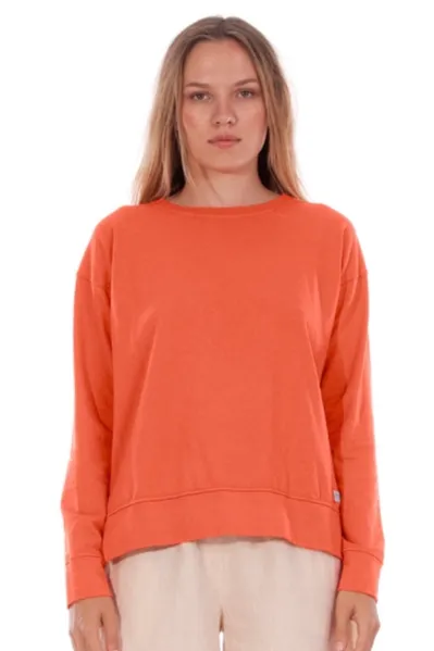 RAVENS VIEW IBIZA RAVENS VIEW IBIZA Damen vegan Sweatshirt Mia Terracotta Orange, Orange, – Produktbild 1 von 1