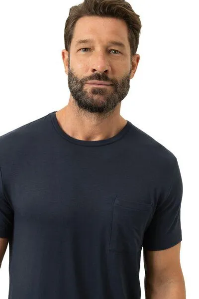 mey Mey Luxus T-Shirt | FSC-Modal | Jefferson, Marine, – Produktbild 3 von 3