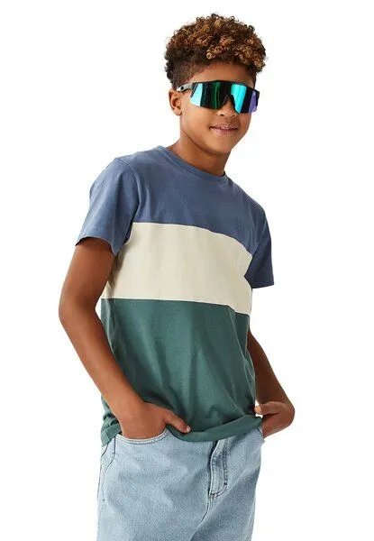 Band of Rascals Band of Rascals Block T-Shirt, Dove-blue-sage, – Produktbild 1 von 3