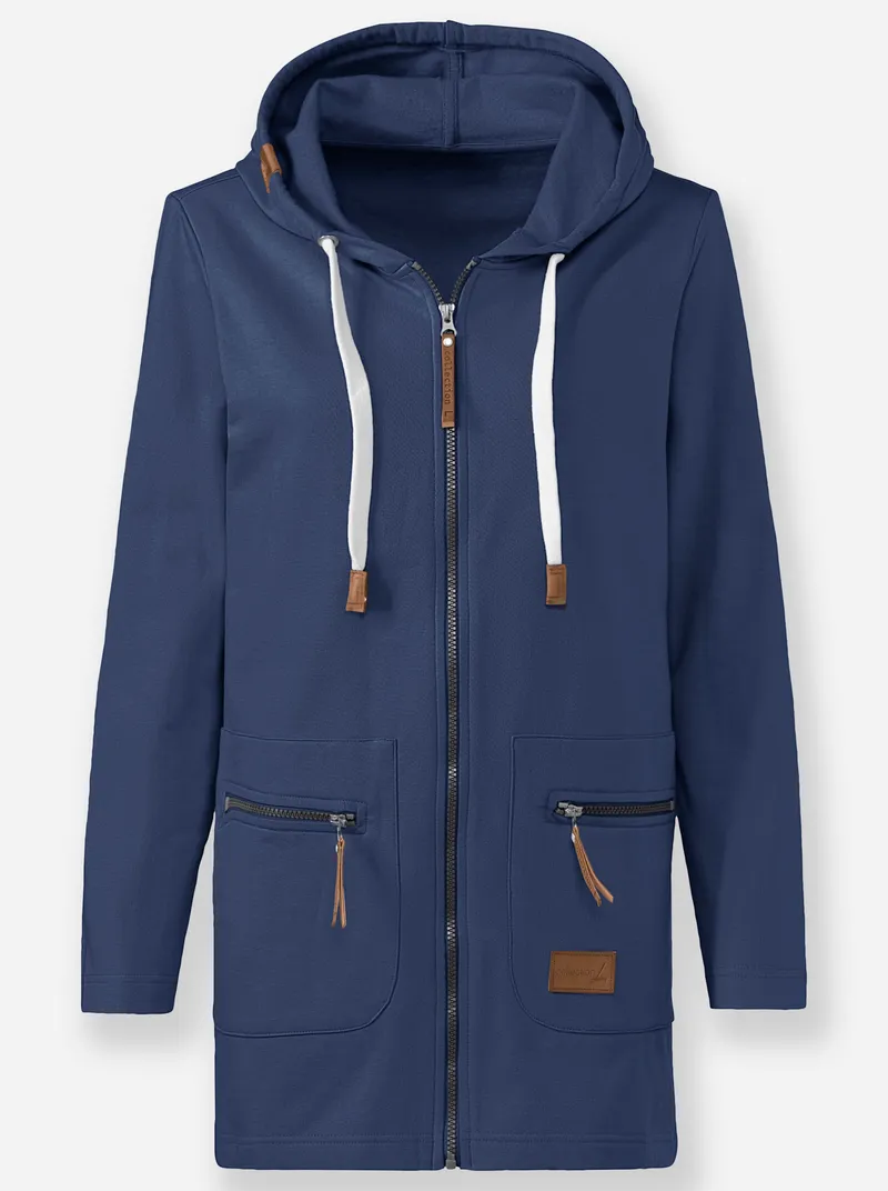Witt Sweatjacke, Dunkelblau, – Produktbild 1 von 2