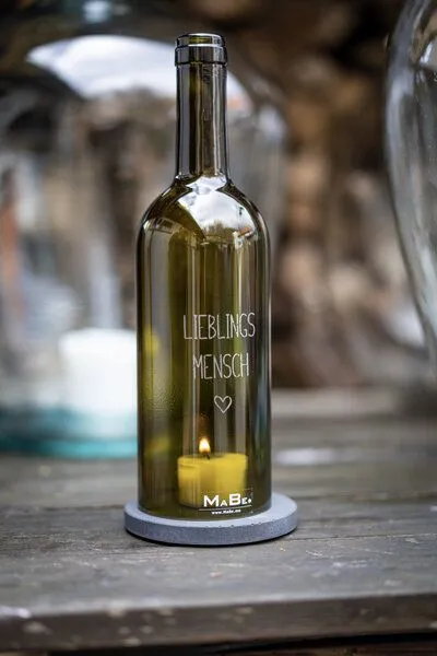 MaBe MaBe Lieblingsmensch Windlicht mit Gravur - Statement an dein Lieben – Produktbild 2 von 4