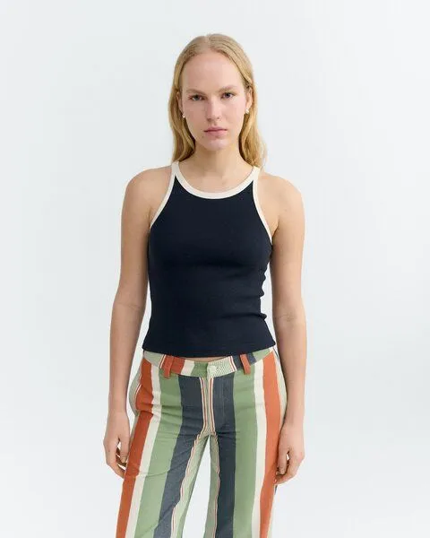 thinking mu thinking mu Harriet Top, Navy-weiß (navy pannacota), – Produktbild 3 von 3
