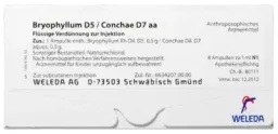 Weleda WELEDA BRYOPHYLLUM D 5/Conchae D 7 Ampullen 8X1 ml Ampullen – Produktbild 1 von 1