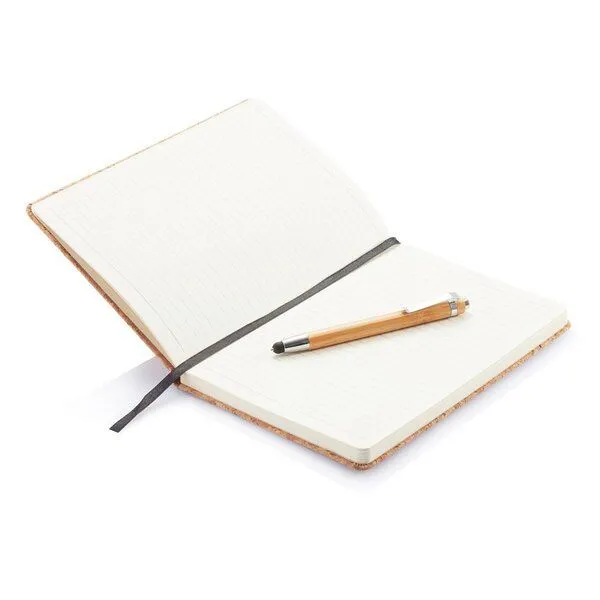 Xindao Xindao Kork - A5-Notizbuch mit Stift / Stylus aus Bambus – Produktbild 4 von 4