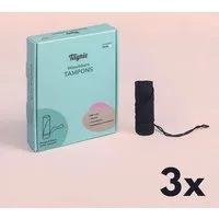 Taynie Taynie Waschbare Tampons extra stark (8 Stk.) - Biozidfrei - wiederverwendbar - 90°C - Stofftampons - Bio-Baumwoll Tampons – Produktbild 1 von 1