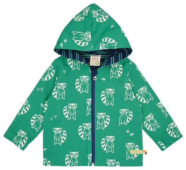 loud + proud loud + proud Babys & Kinder Wasserabweisende Jacke mit Druck, GOTS-zertifiziert, Plant(grün), – Produktbild 1 von 4