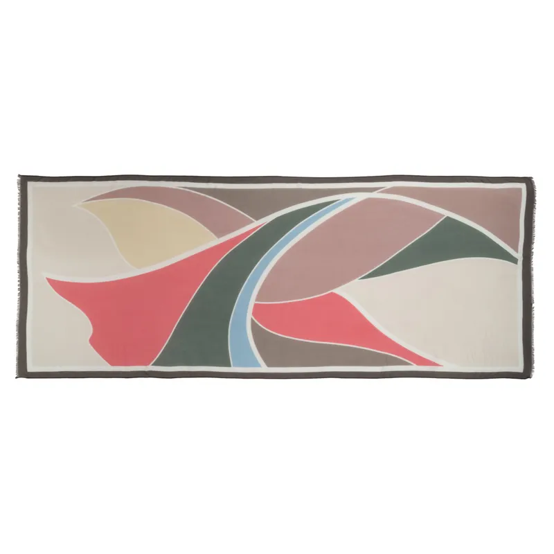 Living Crafts Living Crafts - Damen Tuch (58% Modal; 42% Bio-Baumwolle), Gemustert, – Produktbild 1 von 3